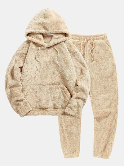Basis Teddy Hoodie & Teddy Joggingbroek