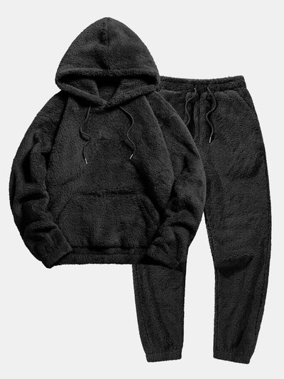 Basis Teddy Hoodie & Teddy Joggingbroek
