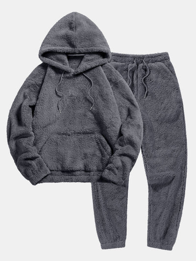 Basis Teddy Hoodie & Teddy Joggingbroek