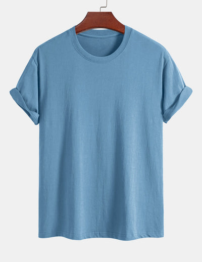 Basis Regular Fit Katoenen T-Shirt