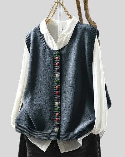 Emily | Sleeveless Knitted Vest