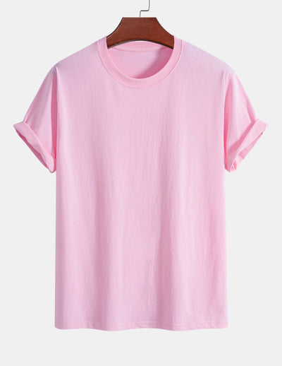 Basis Regular Fit Katoenen T-Shirt