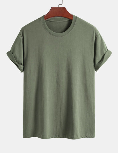 Basis Regular Fit Katoenen T-Shirt