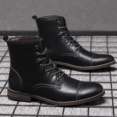 Oliver | Faux Leather Ankle Boots