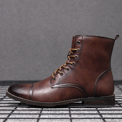 Oliver | Faux Leather Ankle Boots
