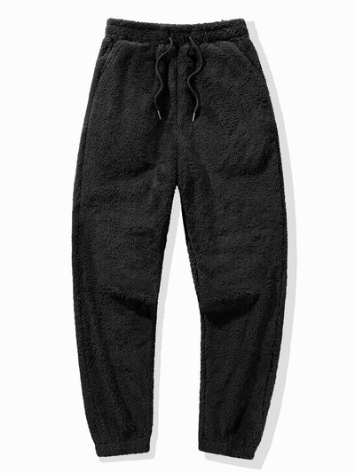 Beren Geborduurde Patch Teddy Hoodie & Teddy Joggingbroek