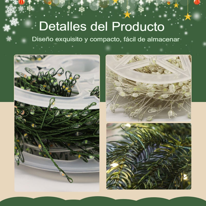 🎄Promoción navideña anticipada: guirnalda de luces pirotécnicas con cable de cobre🎄