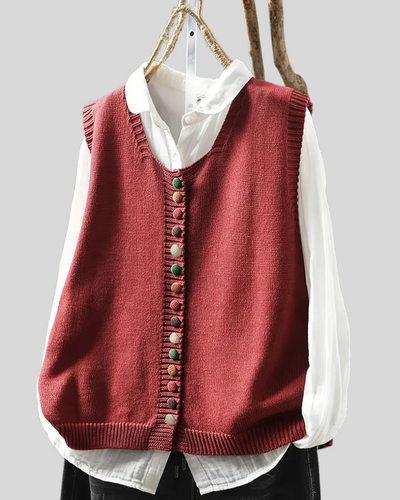Emily | Sleeveless Knitted Vest