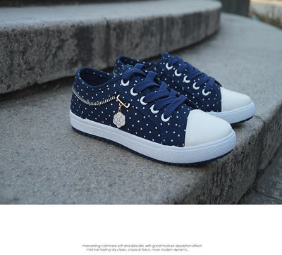 Liveli hollowed out denim mesh shoes breathable cloth shoes
