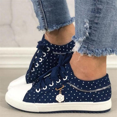 Liveli hollowed out denim mesh shoes breathable cloth shoes