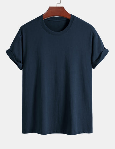 Basis Regular Fit Katoenen T-Shirt
