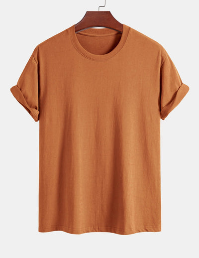 Basis Regular Fit Katoenen T-Shirt