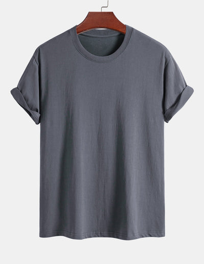 Basis Regular Fit Katoenen T-Shirt