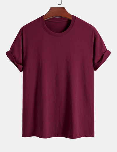 Basis Regular Fit Katoenen T-Shirt