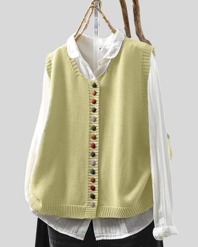 Emily | Sleeveless Knitted Vest