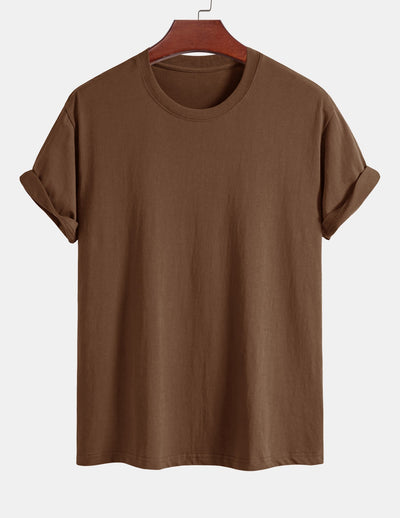 Basis Regular Fit Katoenen T-Shirt