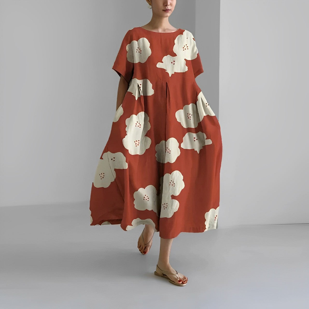 CÉLESTINE | Robe bohème fleurie pour un style naturel et romantique