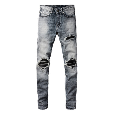 Jeans ajustados desgastados Blackout
