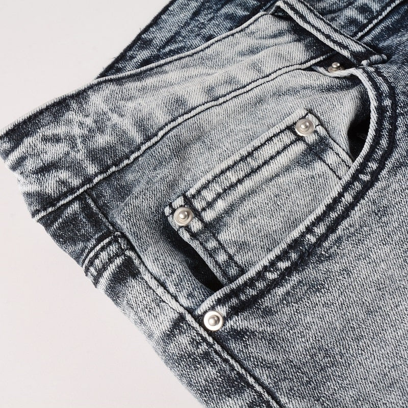 Jeans ajustados desgastados Blackout