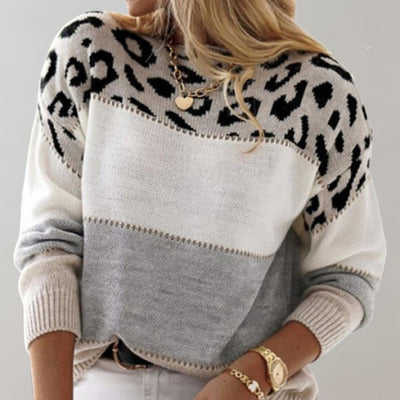 Cheyenne - Lässiger Pullover mit Leoparden-Design