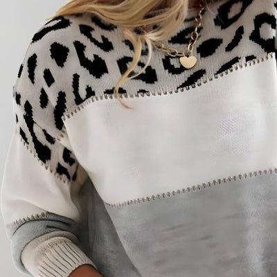 Cheyenne - Lässiger Pullover mit Leoparden-Design