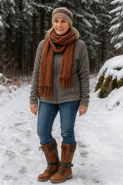 Botas de nieve impermeables hasta la rodilla