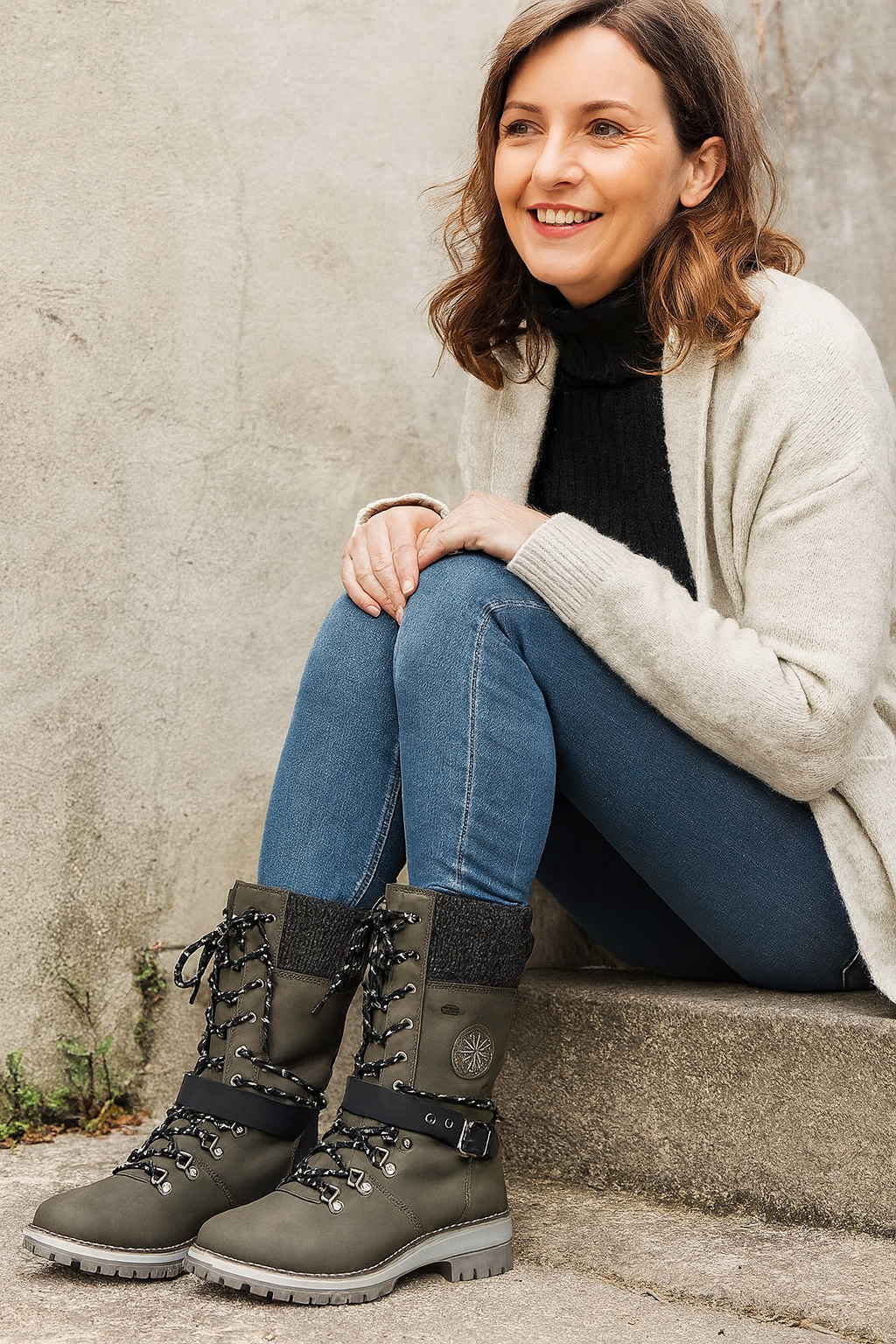 Botas de nieve impermeables hasta la rodilla