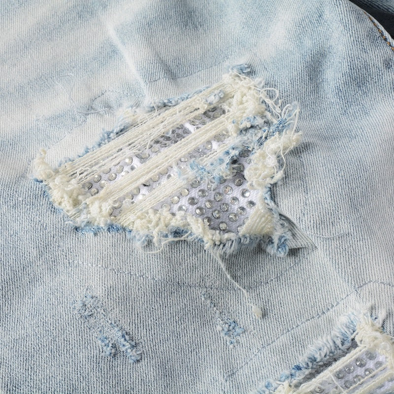 Vaqueros desgastados Glacier Fade