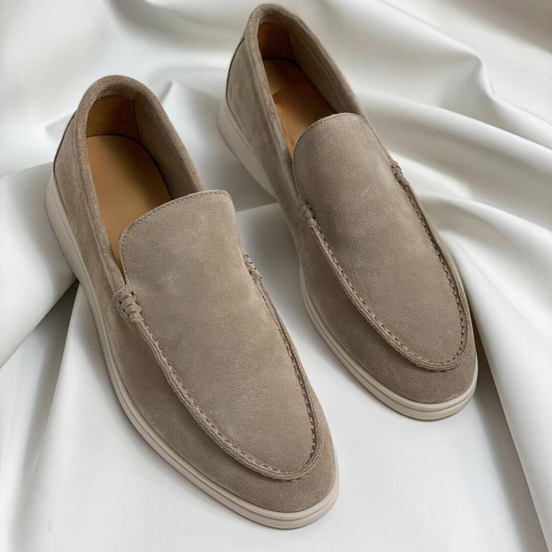 David | Minimalist Suede Loafers