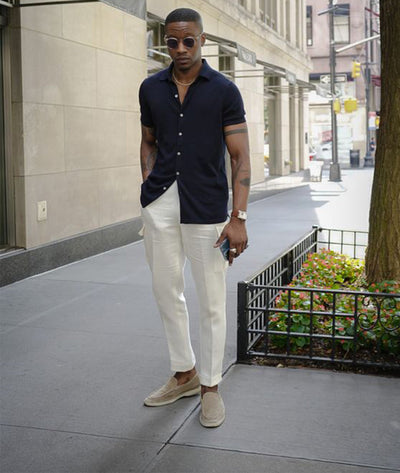 David | Minimalist Suede Loafers