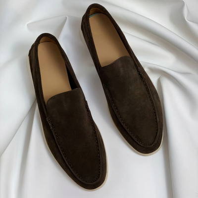 David | Minimalist Suede Loafers