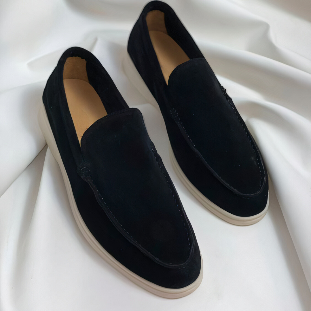 David | Minimalist Suede Loafers