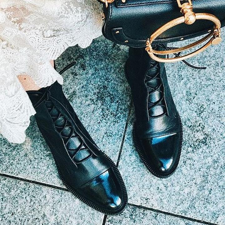Harper | Lace Up Ankle Boots