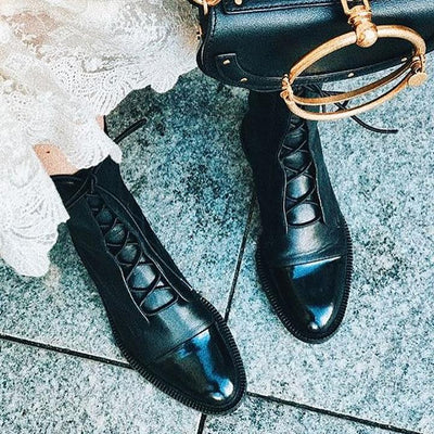 Harper | Lace Up Ankle Boots
