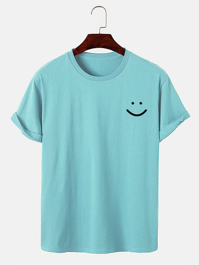 Smiley Graphic Print T-Shirt