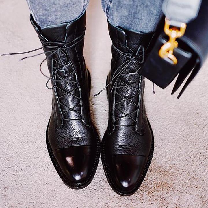 Harper | Lace Up Ankle Boots