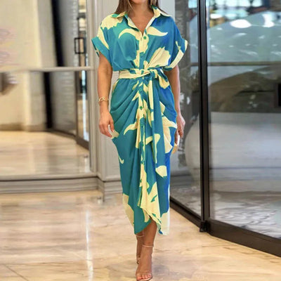 Amalia | Luxe Wikkel Maxi Jurk (Bijna Uitverkocht)