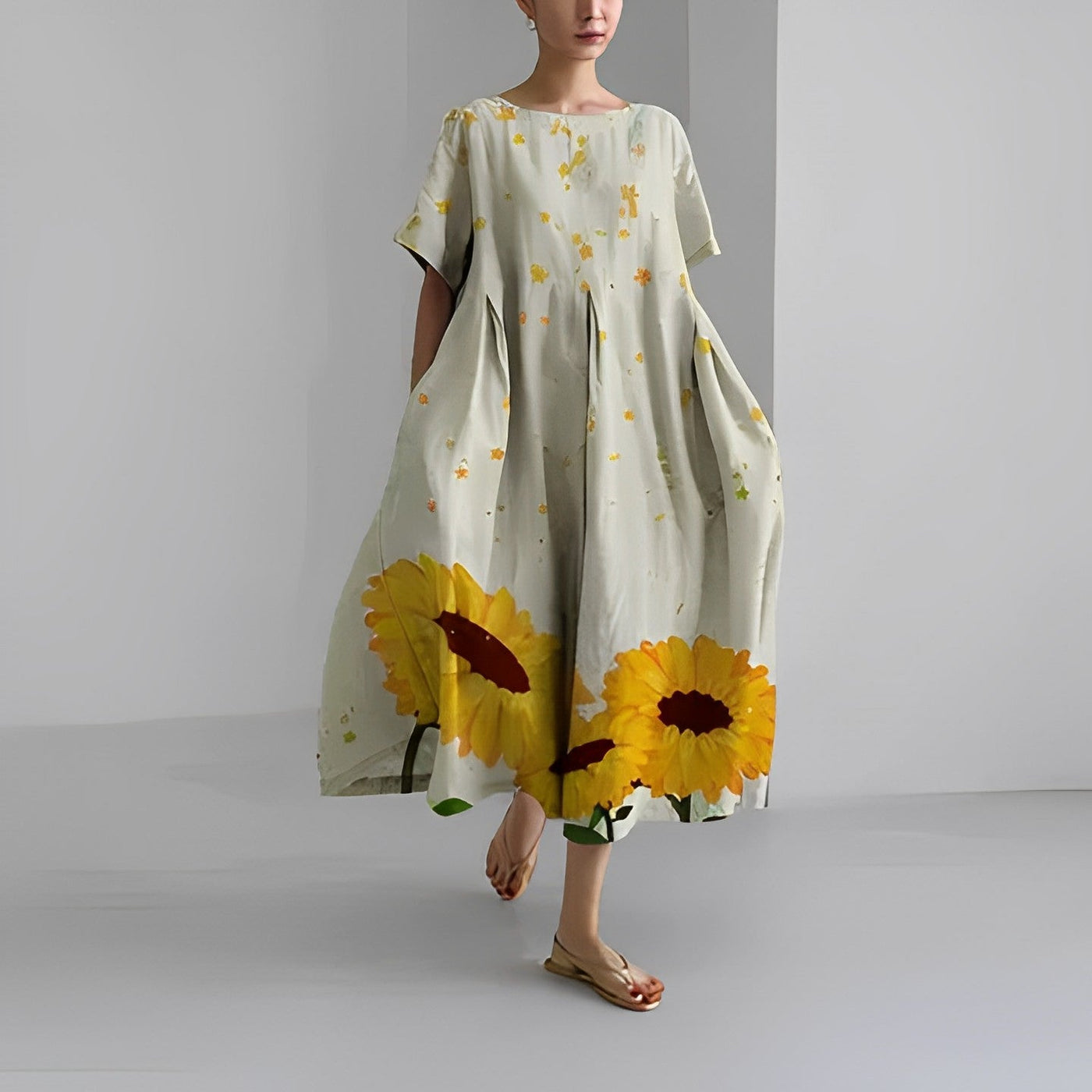 CÉLESTINE | Robe bohème fleurie pour un style naturel et romantique