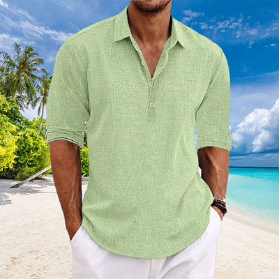 Denia | Linen Style Shirt