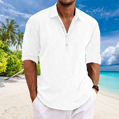 Denia | Linen Style Shirt