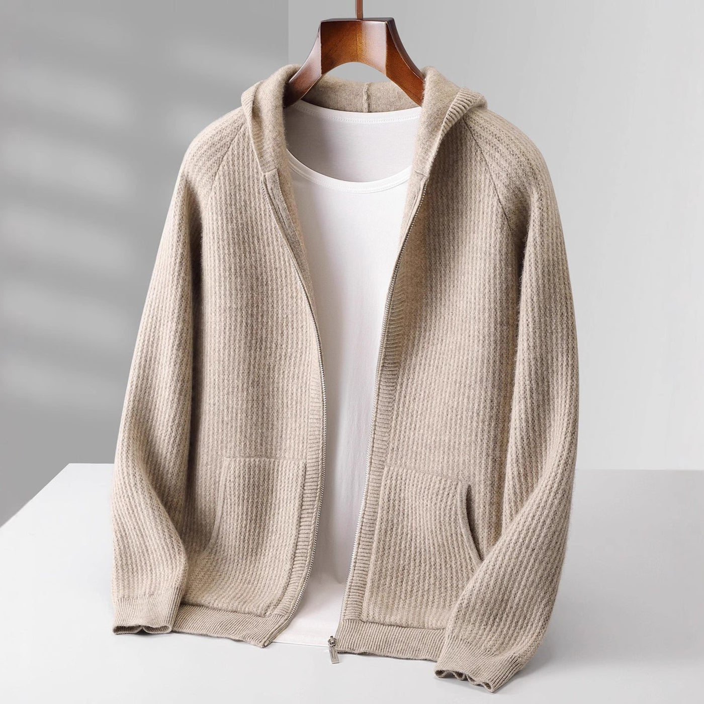 Henry Cashmere Zip Hoodie