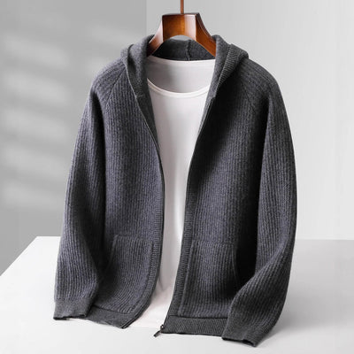 Henry Cashmere Zip Hoodie