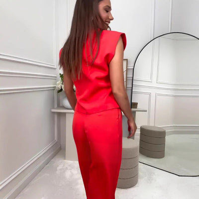 Alexa Pants and Vest Suit