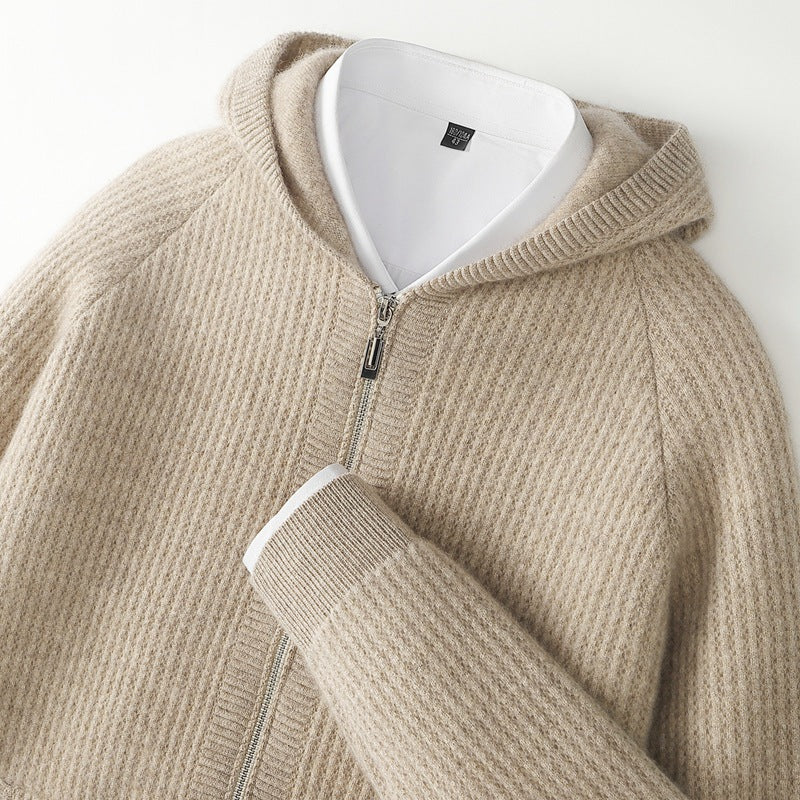 Henry Cashmere Zip Hoodie