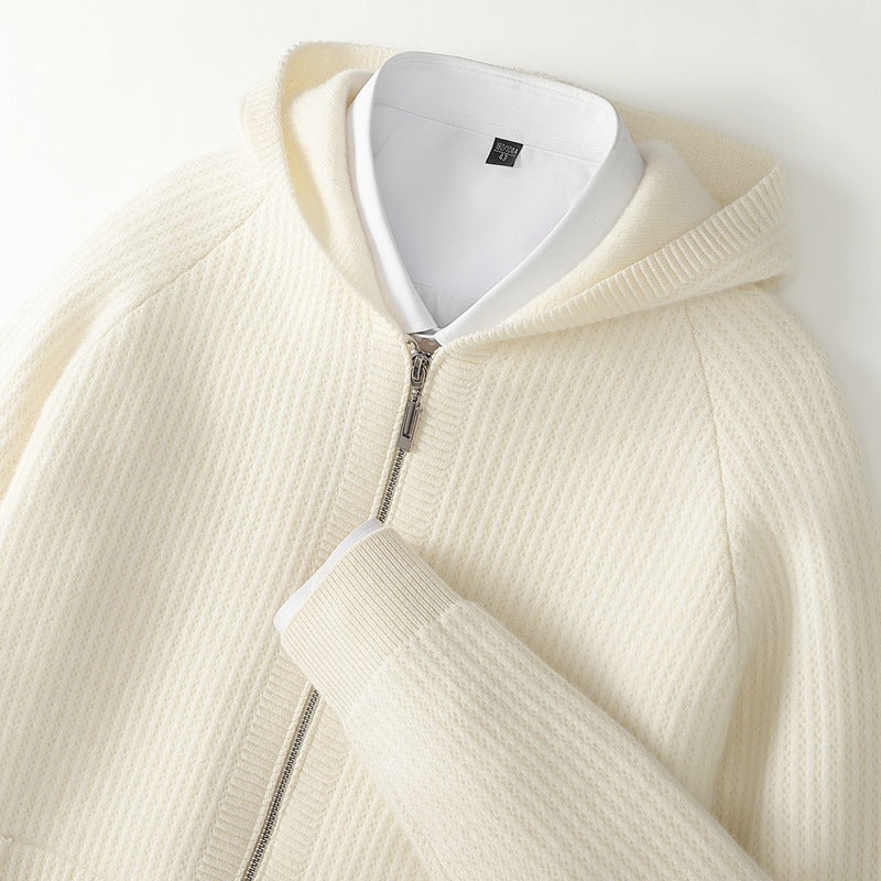Henry Cashmere Zip Hoodie