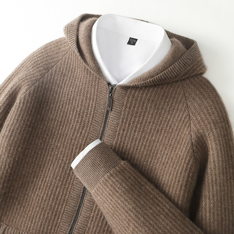 Henry Cashmere Zip Hoodie
