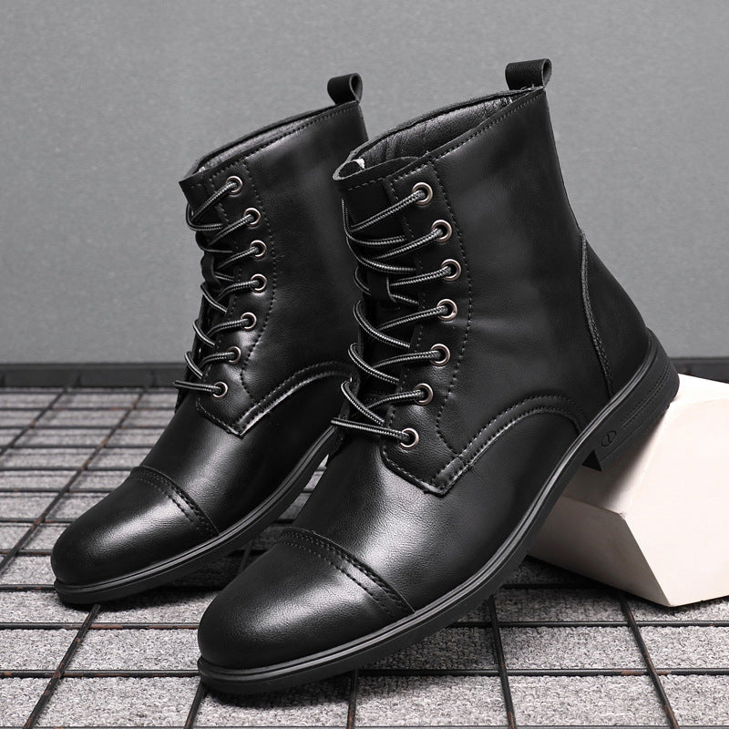 Oliver | Faux Leather Ankle Boots