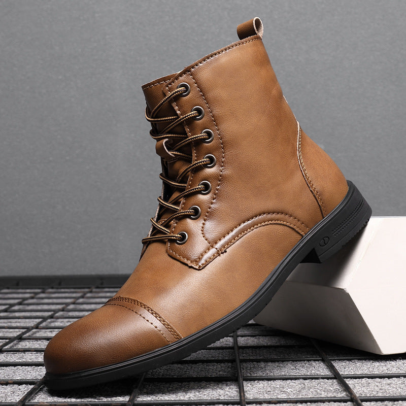Oliver | Faux Leather Ankle Boots