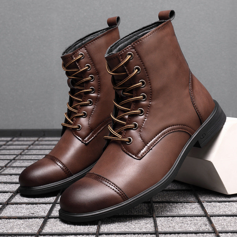 Oliver | Faux Leather Ankle Boots