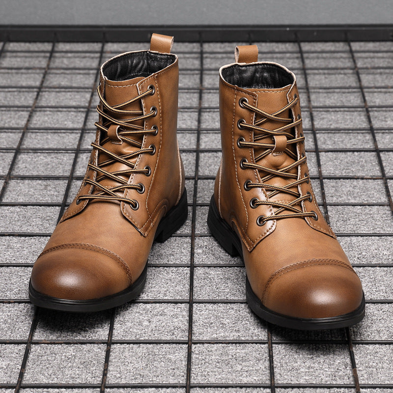 Oliver | Faux Leather Ankle Boots